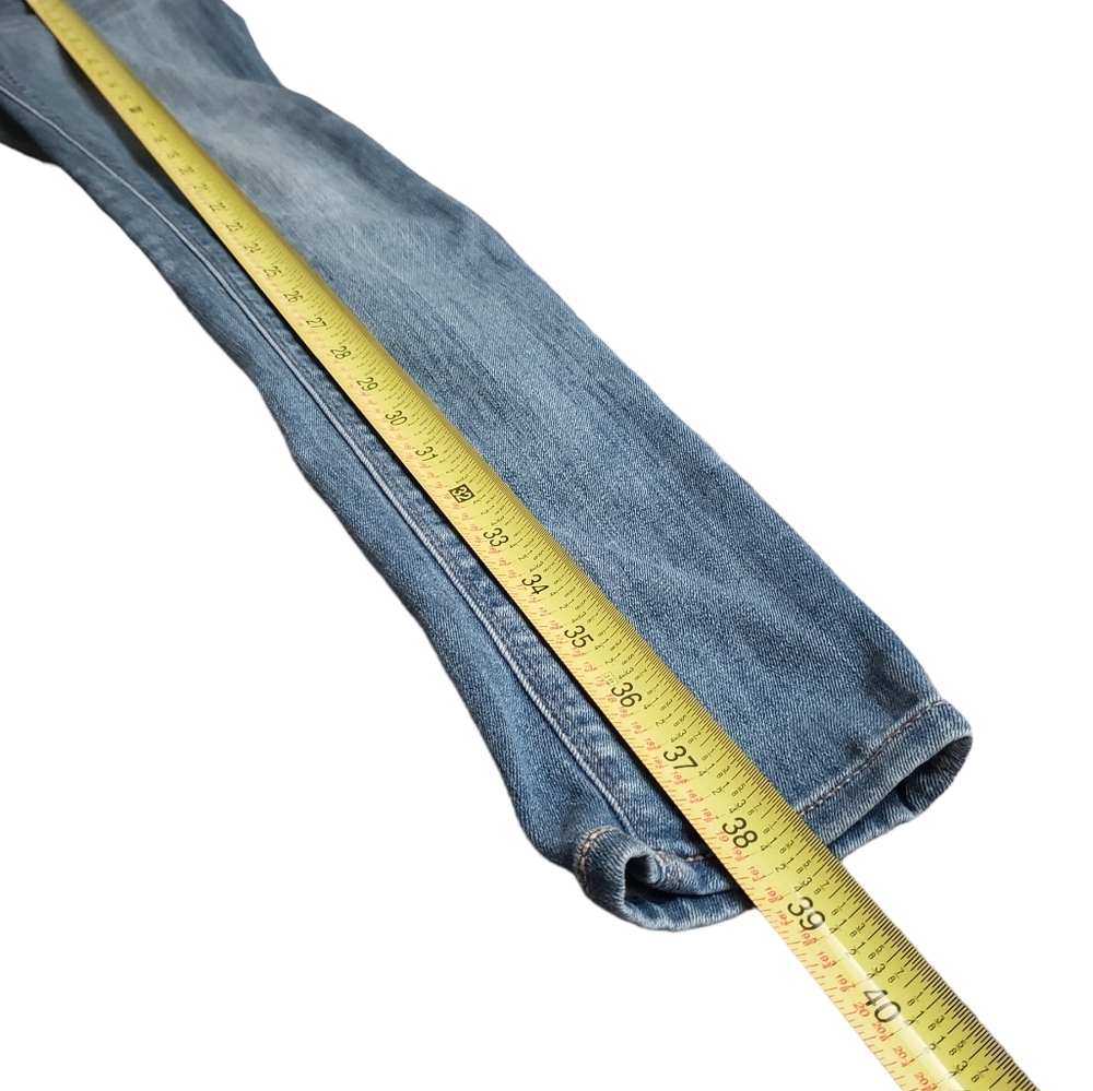 Womens Express Blue Jeans Denim Legging Midrise 2R Skinny - Picture 9 of 11